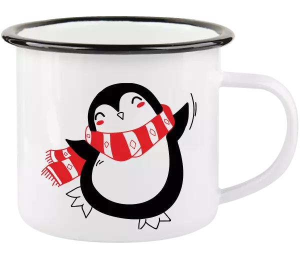 Vianočná plecháčik Tučňák - kopie