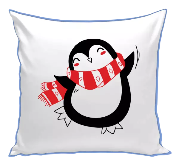 Vianočný vankúš Tučňák - kopie