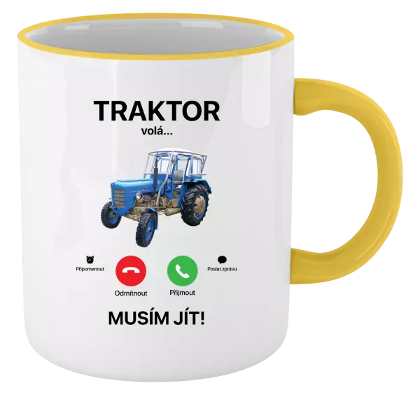 Hrnek Traktor volá... musím jít!