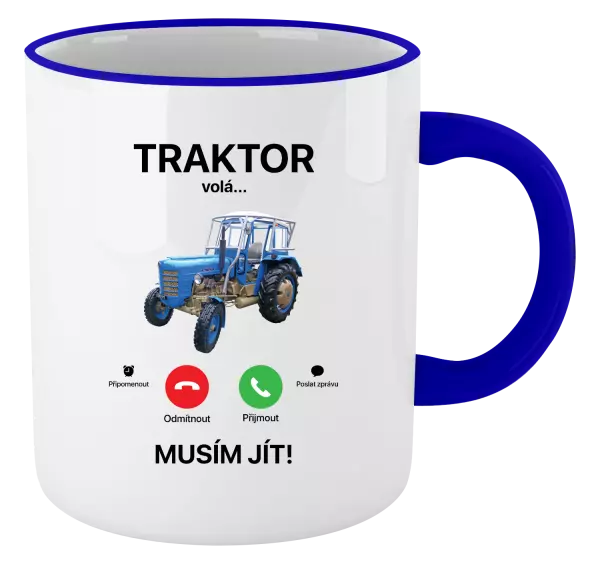 Hrnek Traktor volá... musím jít!