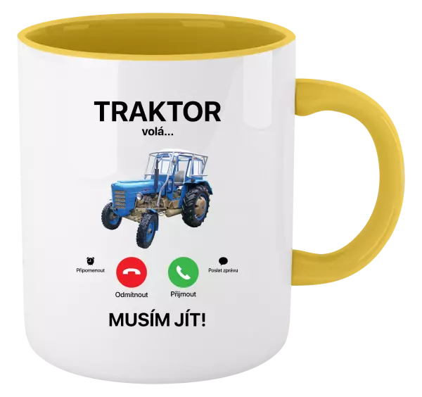 Hrnek Traktor volá... musím jít!