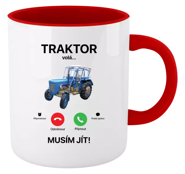 Hrnek Traktor volá... musím jít!