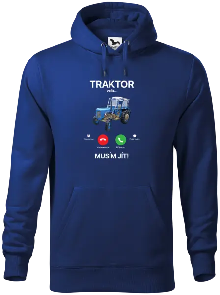 Pánská mikina Traktor volá... musím jít!