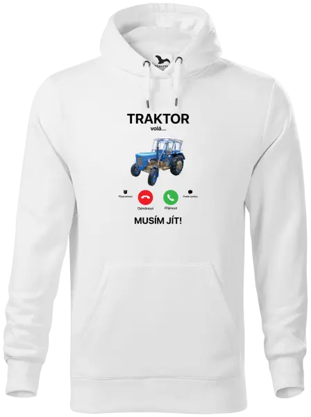 Pánská mikina Traktor volá... musím jít!