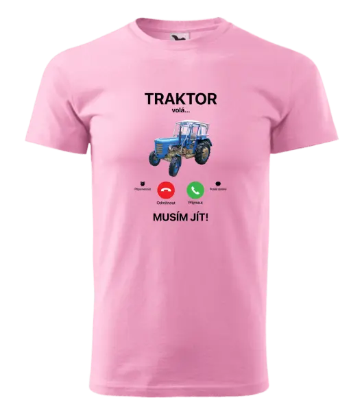 Pánské tričko Traktor volá... musím jít!