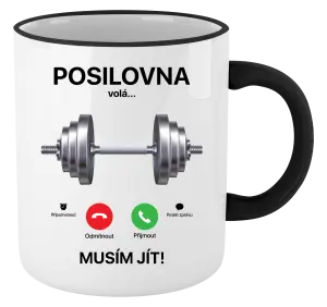Hrnek Posilovna volá... musím jít!
