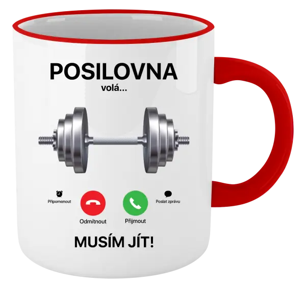 Hrnek Posilovna volá... musím jít!