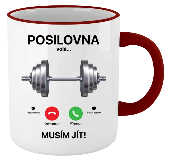 Hrnek Posilovna volá... musím jít!