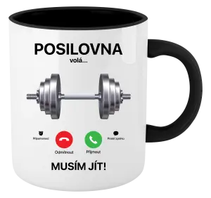 Hrnek Posilovna volá... musím jít!