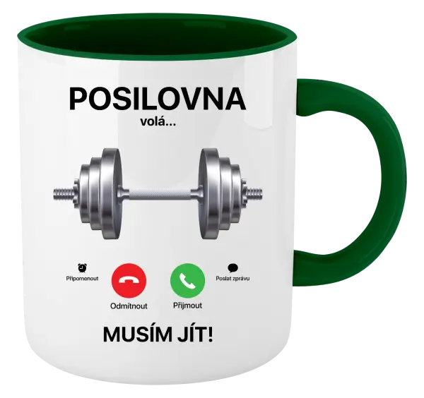 Hrnek Posilovna volá... musím jít!