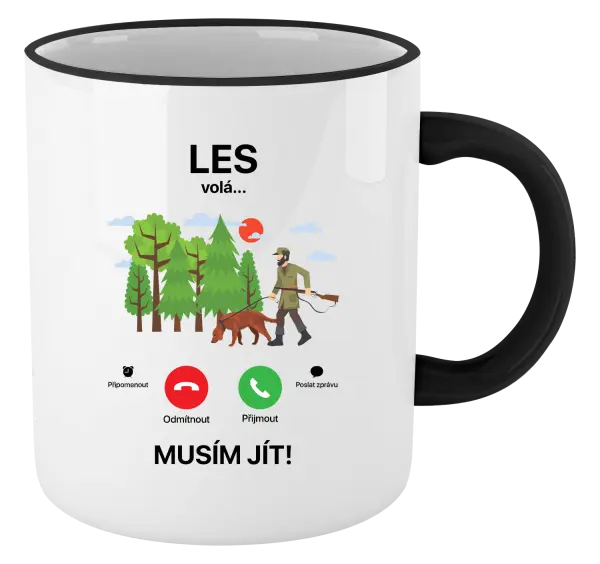 Látková taška Les volá... musím jít!
