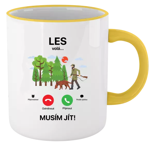 Hrnek Les volá... musím jít!