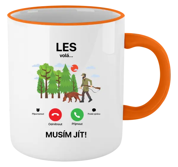 Hrnek Les volá... musím jít!