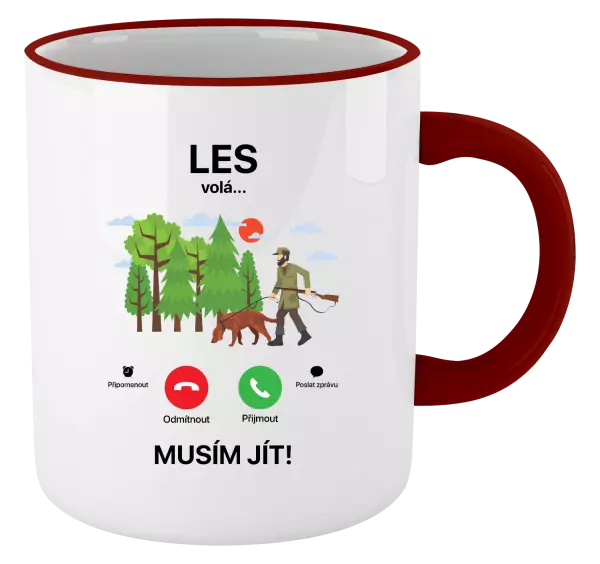 Hrnek Les volá... musím jít!