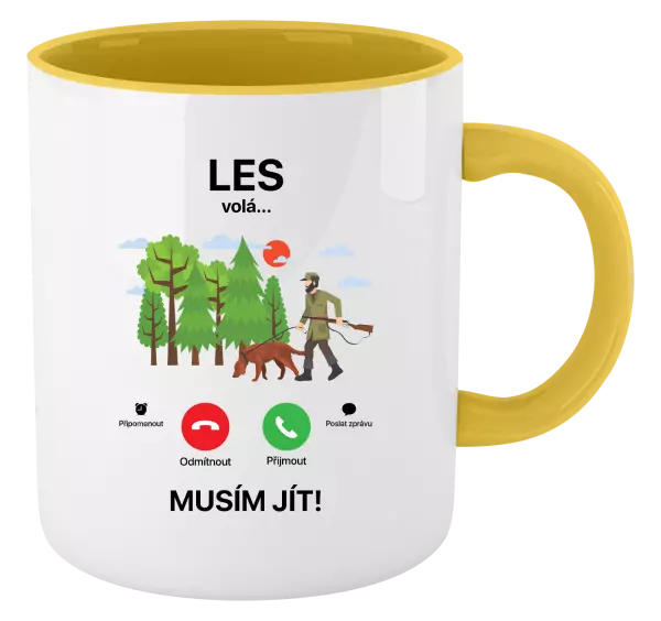 Hrnek Les volá... musím jít!