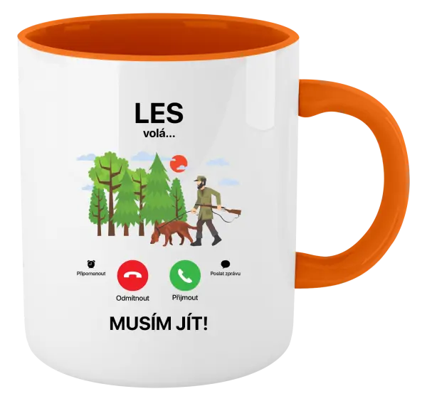 Hrnek Les volá... musím jít!