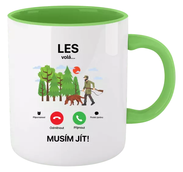 Hrnek Les volá... musím jít!