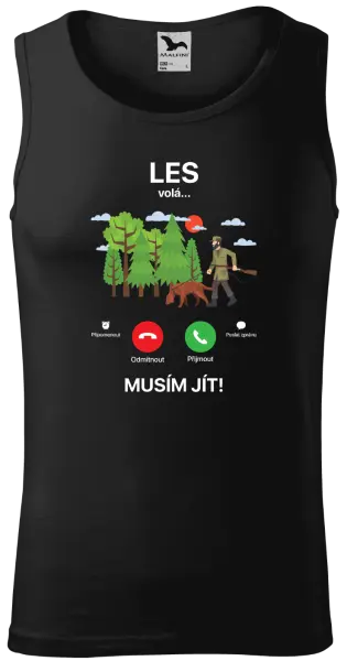 Pánské tílko Les volá... musím jít!
