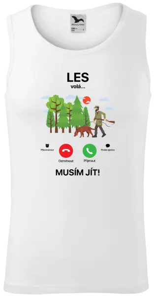 Pánské tílko Les volá... musím jít!