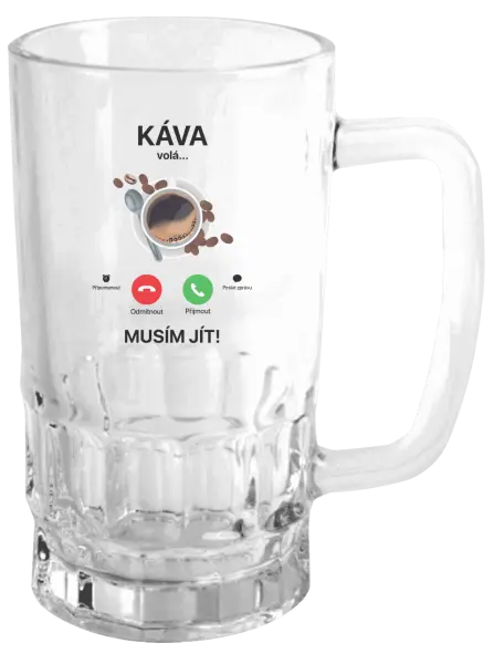Půllitr Káva volá... musím jít!