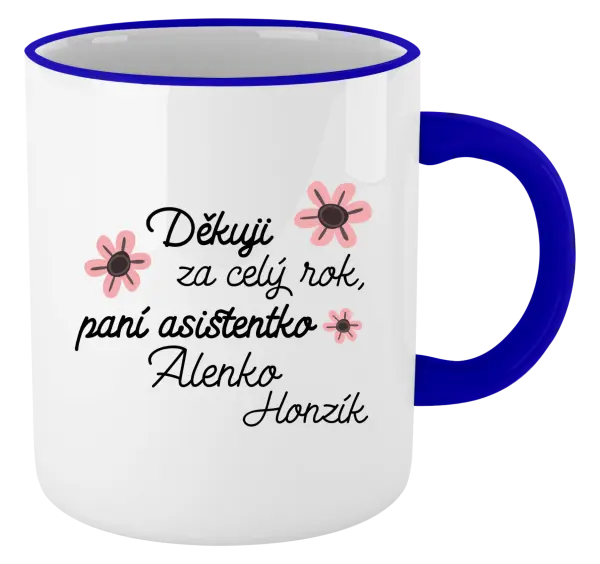 Hrnek Děkuji za celý rok, paní asistentko