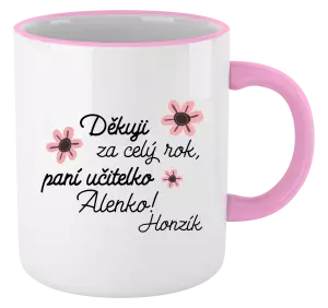 Hrnek Děkuji za celý rok, paní učitelko