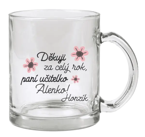 Hrnek Děkuji za celý rok, paní učitelko