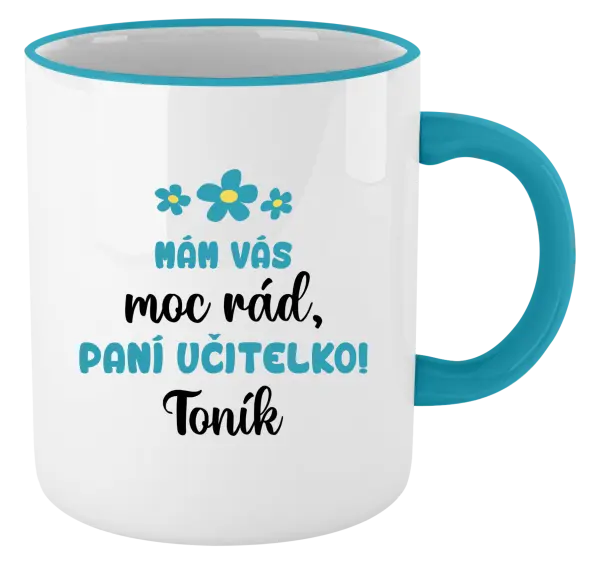 Hrnek Mám vás moc rád, paní učitelko