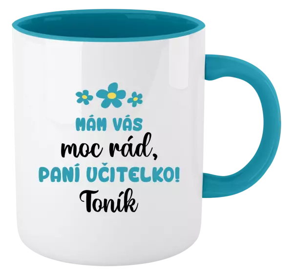 Hrnek Mám vás moc rád, paní učitelko