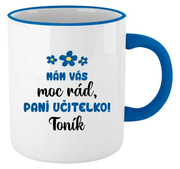 Hrnek Mám vás moc rád, paní učitelko