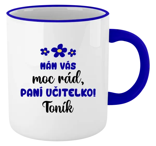 Hrnek Mám vás moc rád, paní učitelko