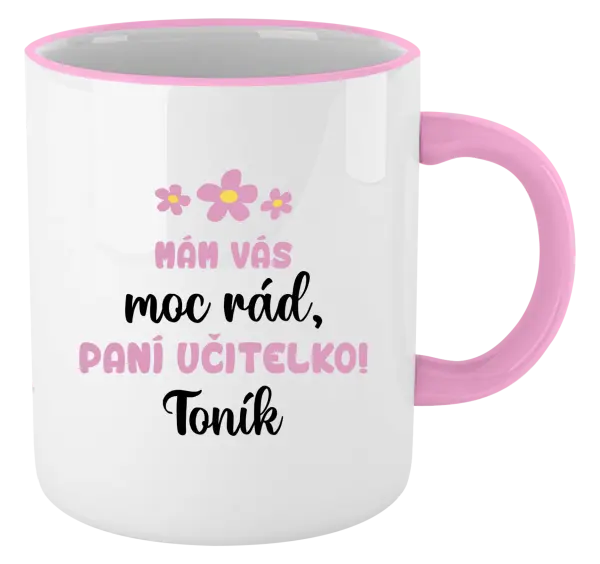 Hrnek Mám vás moc rád, paní učitelko