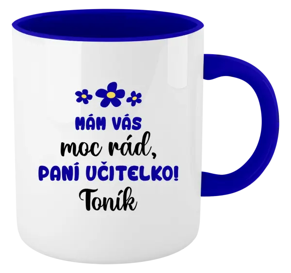 Hrnek Mám vás moc rád, paní učitelko