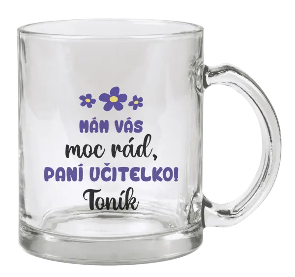 Hrnek Mám vás moc rád, paní učitelko