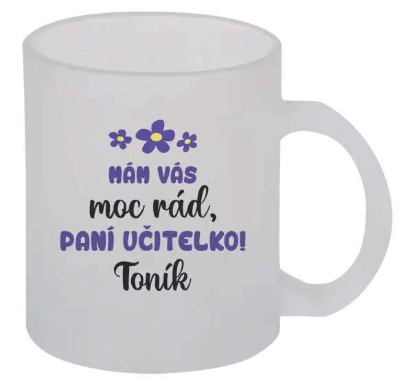 Hrnek Mám vás moc rád, paní učitelko