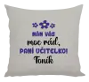 Polštář Mám vás moc rád, paní učitelko