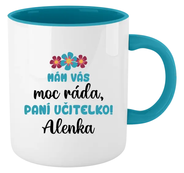 Hrnek Mám vás moc ráda, paní učitelko