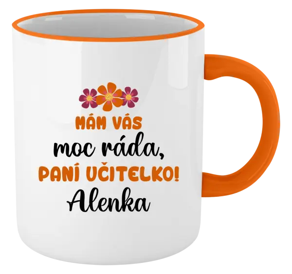 Hrnek Mám vás moc ráda, paní učitelko