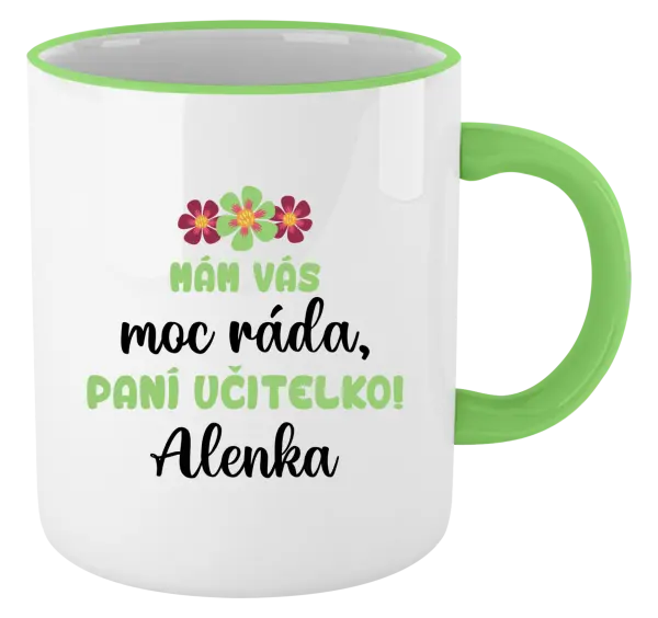 Hrnek Mám vás moc ráda, paní učitelko