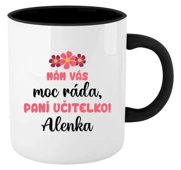 Hrnek Mám vás moc ráda, paní učitelko