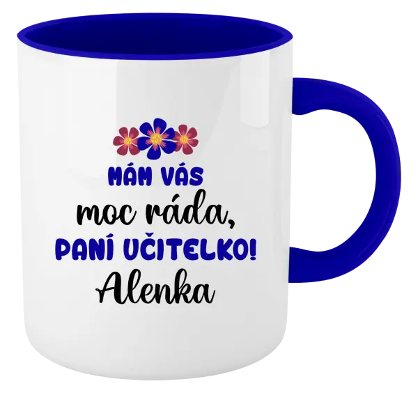 Hrnek Mám vás moc ráda, paní učitelko