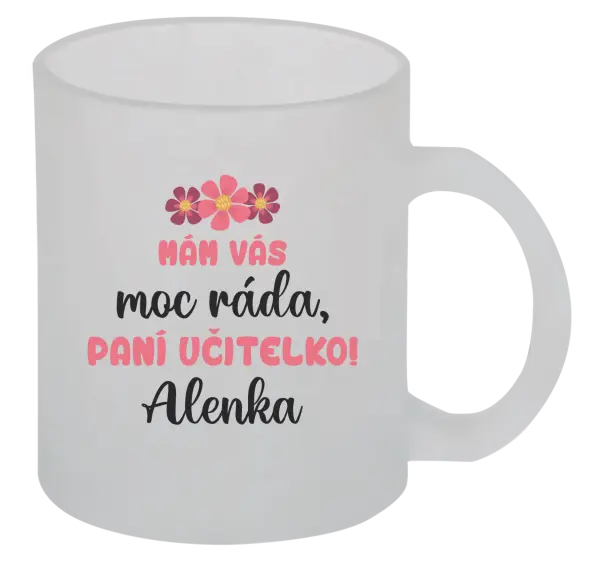 Hrnek Mám vás moc ráda, paní učitelko