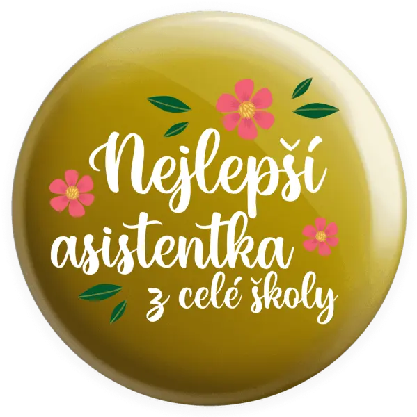 Placka Nejlepší asistentka z celé školy