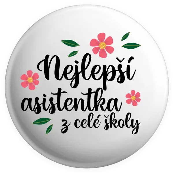 Placka Nejlepší asistentka z celé školy
