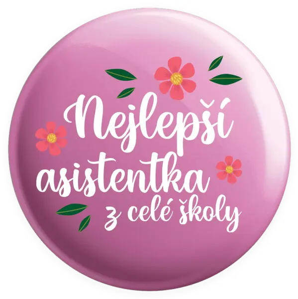 Placka Nejlepší asistentka z celé školy