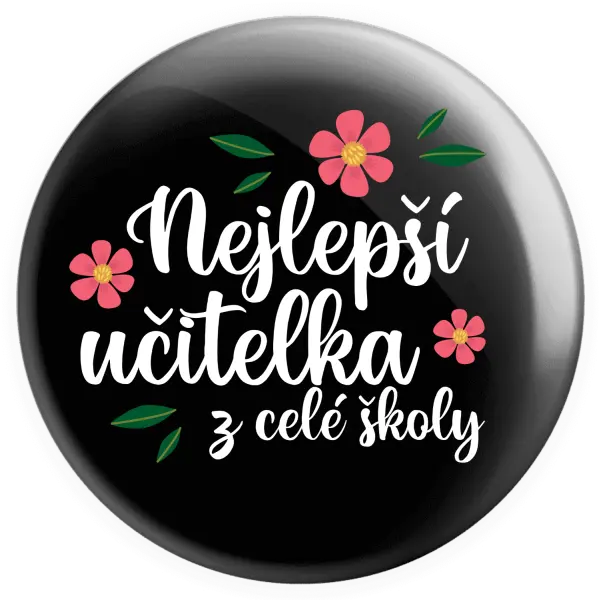 Placka Nejlepší učitelka z celé školy