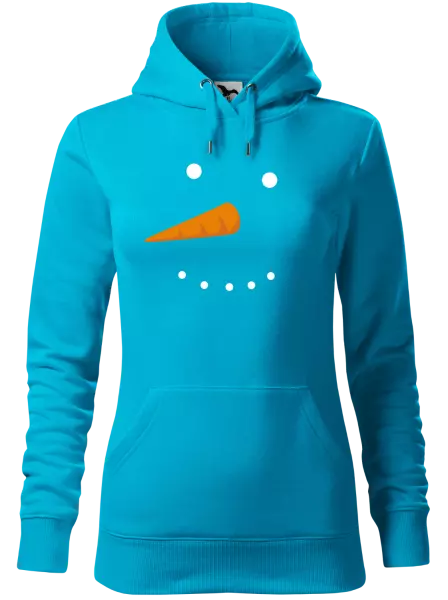 Dámska vianočná mikina Snehuliak