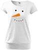 Dámske vianočné tričko Snehuliak