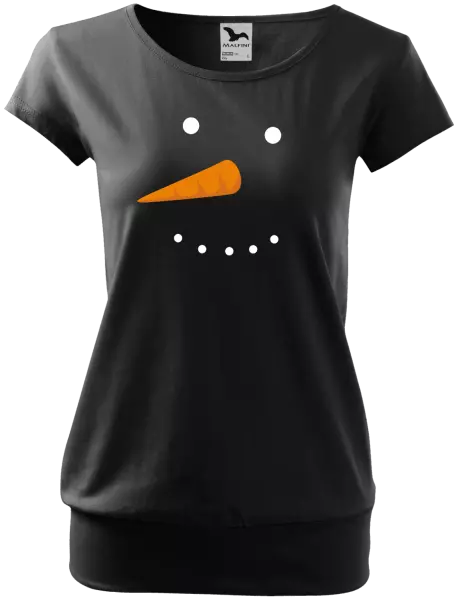 Dámske vianočné tričko Snehuliak