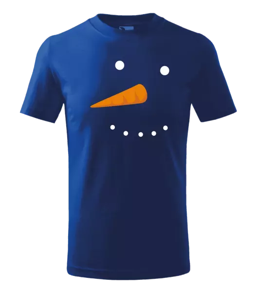 Detské vianočné tričko Snehuliak